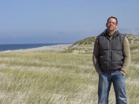 Christian glücklich in Dänemark